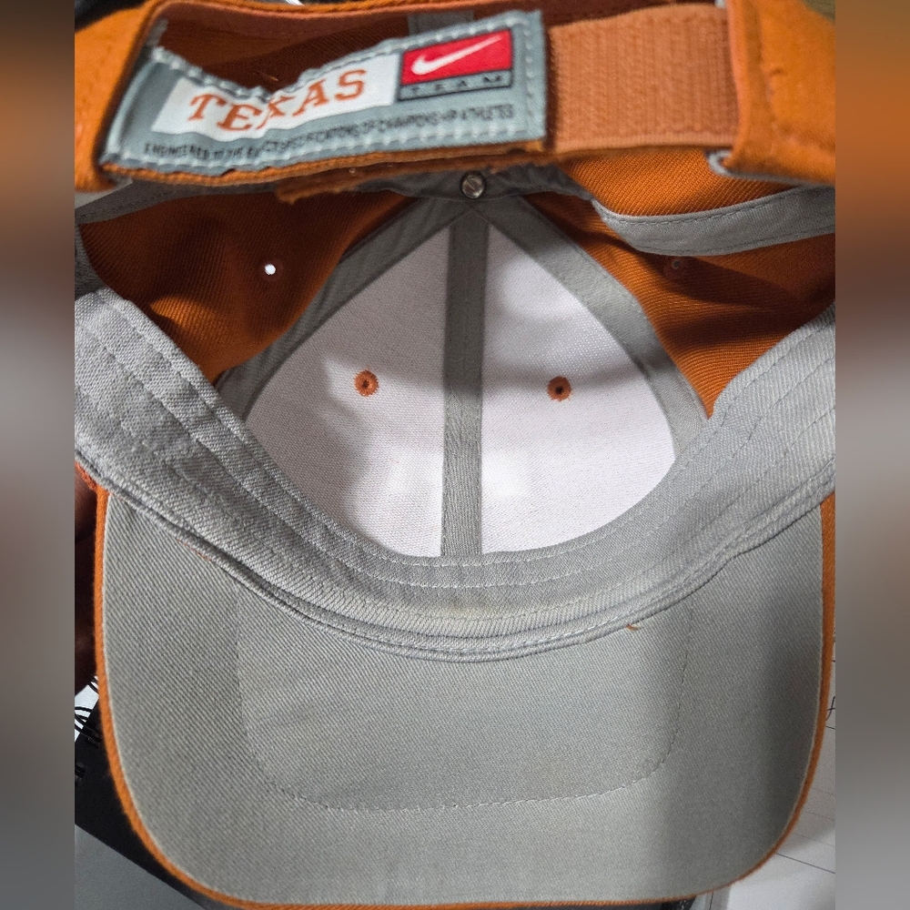 Nike Orange Cap with White Logo - Picture 6 of 7